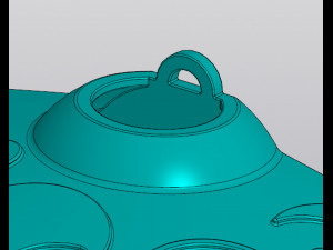 UFO Hanging Vase for dried and artificial flowers 3D Принт Модель