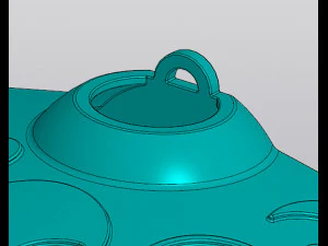 Vaso sospeso UFO per fiori secchi e artificiali Modello di stampa 3D