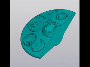 Vaso sospeso UFO per fiori secchi e artificiali Modello di stampa 3D