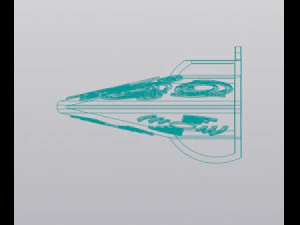 Vaso sospeso UFO per fiori secchi e artificiali Modello di stampa 3D