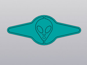 UFO Organizer Penholder 3Dプリントモデル