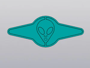 UFO Organizer Penholder 3D Print Model
