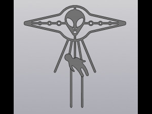 UFO Trellis Planter decoration 3Dプリントモデル