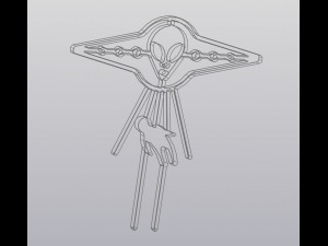 UFO Trellis Planter decoration 3Dプリントモデル