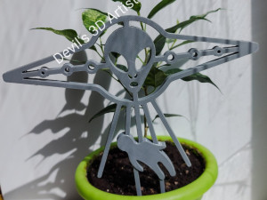 UFO Trellis Planter decoration 3Dプリントモデル