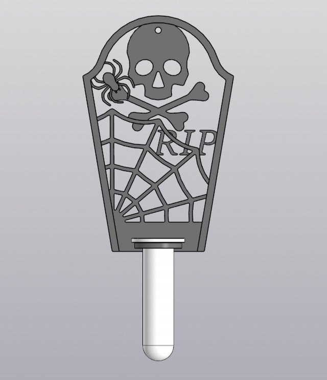 Tombstone Hanging Vase for dried and artificial flowers 3D 프린트 모델 .c4d .max .obj .3ds .fbx .stl .blend 