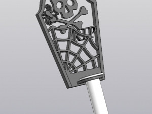 Tombstone Hanging Vase for dried and artificial flowers 3D 프린트 모델