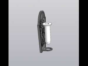 Tombstone Hanging Vase for dried and artificial flowers 3D 프린트 모델