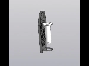 Tombstone Hanging Vase for dried and artificial flowers 3D Print Model