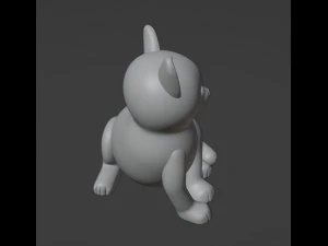 Cat Figurine v2 3D Print Model
