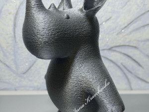 Rhinoceros Figurine Modelo de Impressão 3D