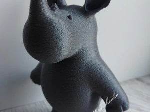 Rhinoceros Figurine 3D Print Model