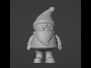 Santa Claus Figurine 3D-printmodel