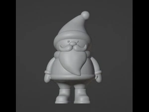 サンタクロースの置物 3Dプリントモデル