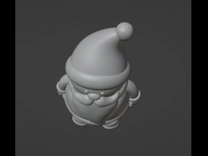 Santa Claus Figurine 3D Print Model