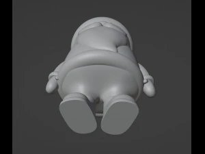 Santa Claus Figurine 3D Print Model