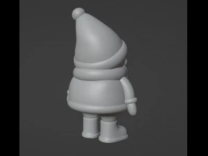 Santa Claus Figurine 3D Print Model