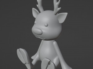 Deer Figurine Model do druku 3D