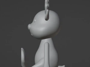 Deer Figurine 3D Print Model
