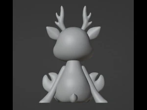 Deer Figurine 3D Print Model