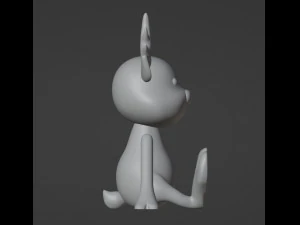 Deer Figurine 3D Print Model