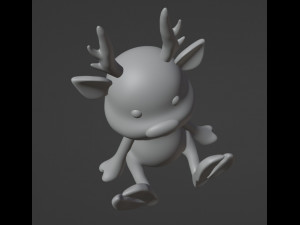 Deer Figurine Model do druku 3D