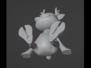 Deer Figurine Model do druku 3D