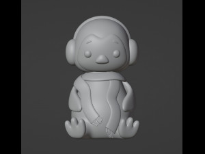 Penguin Figurine 3D printmodel