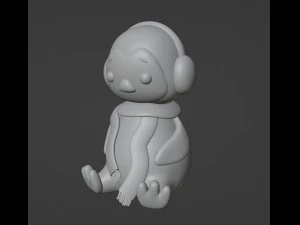 Penguin Figurine 3D Print Model