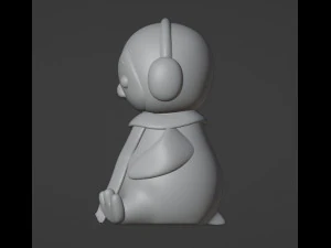 Penguin Figurine 3D Print Model