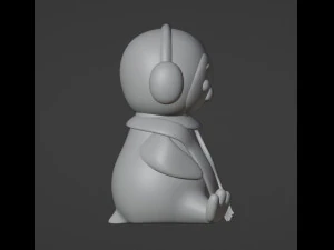Penguin Figurine 3D Print Model