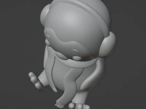 Penguin Figurine 3D Print Model