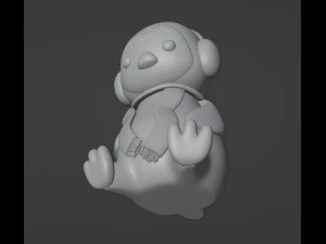 Penguin Figurine 3D Print Model