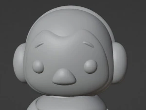 Penguin Figurine 3D Print Model