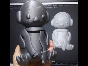 Penguin Figurine 3D Print Model