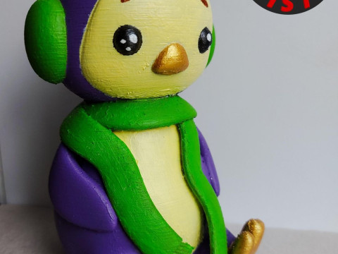 Penguin Figurine 3Dプリントモデル