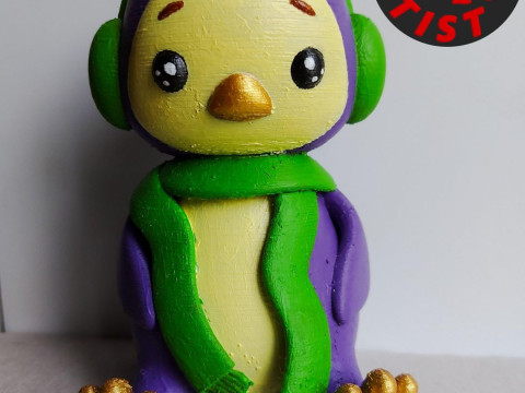 Penguin Figurine 3D printmodel
