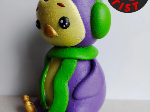 Penguin Figurine 3D Print Model