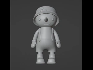 Figurina del pupazzo di neve Modello di stampa 3D