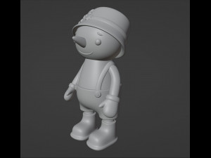 Snowman Figurine 3D-Druckmodell