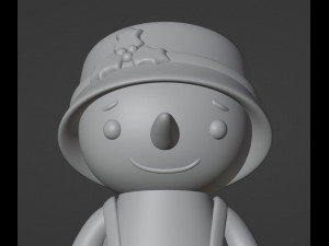 Snowman Figurine 3D-Druckmodell