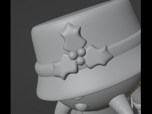 Snowman Figurine 3D-Druckmodell
