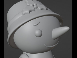 Snowman Figurine 3D-Druckmodell