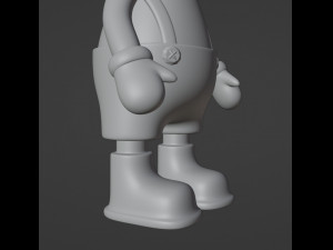 Snowman Figurine 3D-Druckmodell