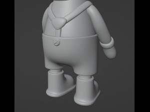 Snowman Figurine 3D-Druckmodell