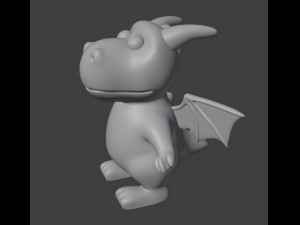 Dragon Figurine Model Cetak 3D