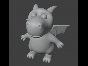 Dragon Figurine 3D Print Model