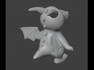 Dragon Figurine Model Cetak 3D