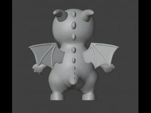 Dragon Figurine 3D Print Model