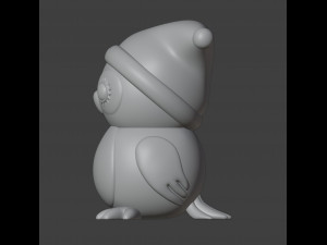 Christmas Owl Figurine 3D Принт Модель
